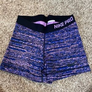 Nike pro spandex shorts